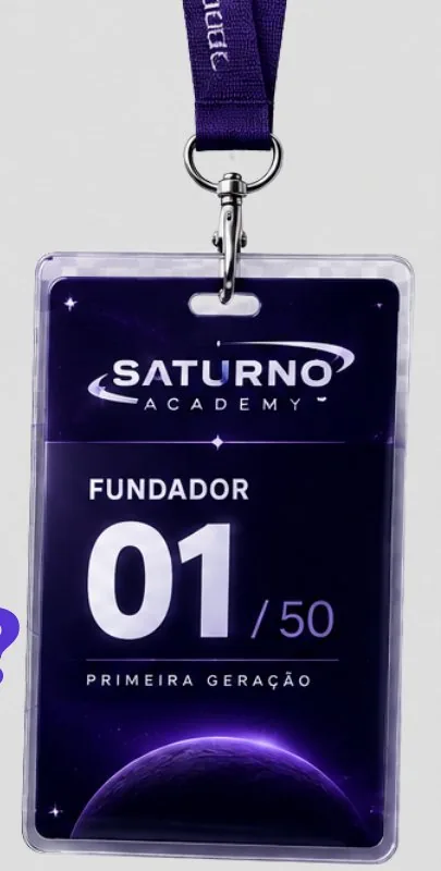 Credencial Fundador 01/50 · Primeira geração